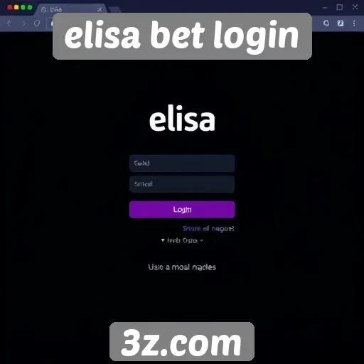 Análise da experiência do usuário no site elisa bet login